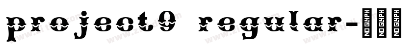 project9 regular字体转换